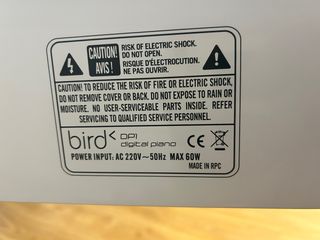 Piano digital Bird - Blanco