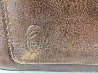 Maletín Cuero Marrón (color coñac)