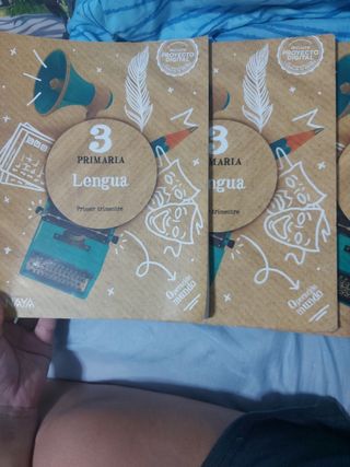Libros de Lengua 3° Primaria. Anaya 