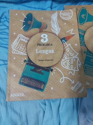Libros de Lengua 3° Primaria. Anaya 