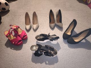 Tacones mujer - Negro y Gris