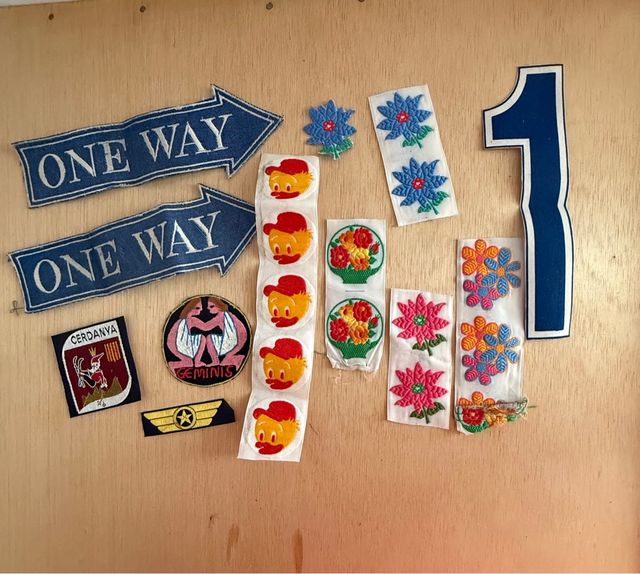 Parches ropa vintage