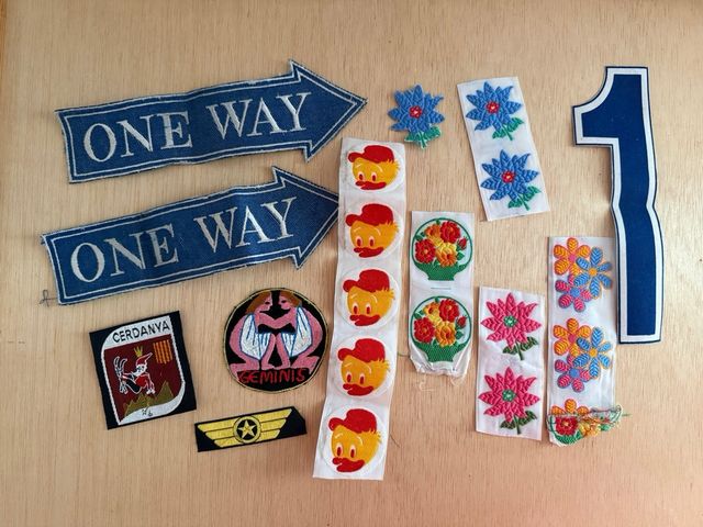 Parches ropa vintage