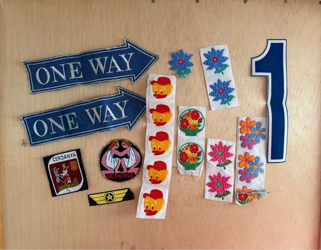 Parches ropa vintage