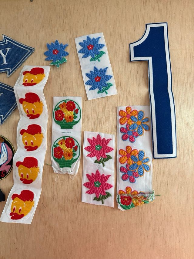 Parches ropa vintage