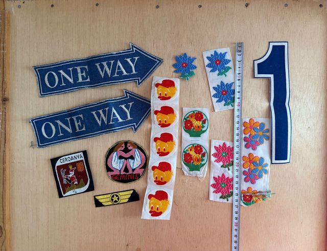 Parches ropa vintage