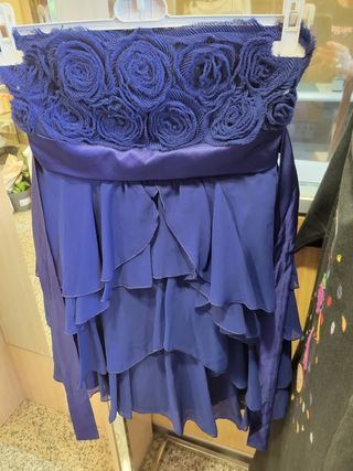 Vestido fiesta azul - Talla S