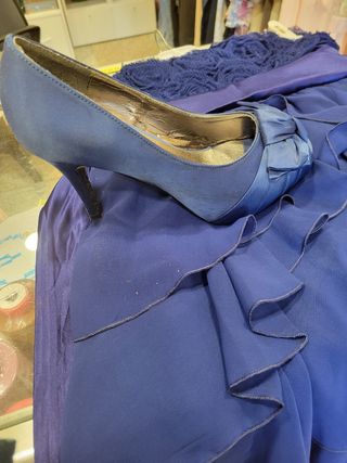 Vestido fiesta azul - Talla S