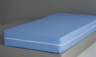 Funda colchón azul transpirable con cremallera