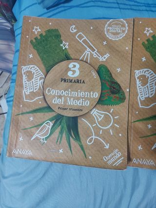Libros Conocimiento del Medio 3° Primaria. Anaya 