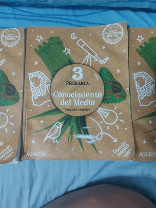 Libros Conocimiento del Medio 3° Primaria. Anaya 