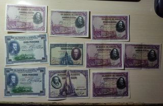 L72* Lote 10 billts. España x 15€