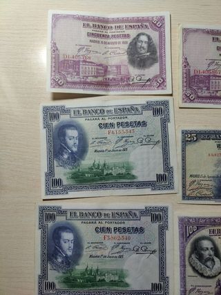 L72* Lote 10 billts. España x 15€