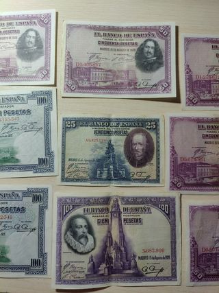 L72* Lote 10 billts. España x 15€
