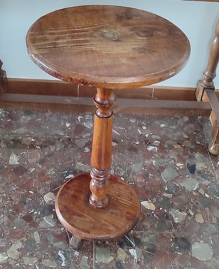 Mesita madera auxiliar vintage