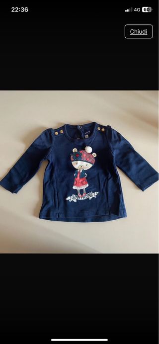 Maglia bimba Original Marines 0-3 mesi