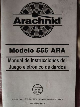 Diana electrónica Arachnid 555 ARA.