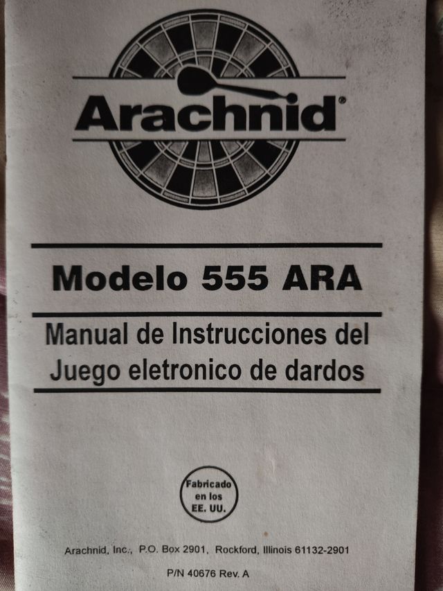 Diana electrónica Arachnid 555 ARA.