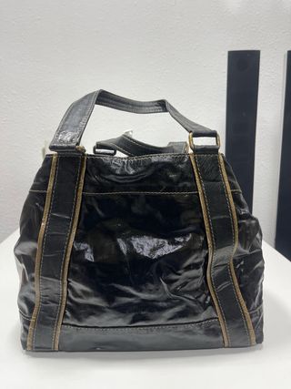 Bolso Carolina Herrera negro y dorado