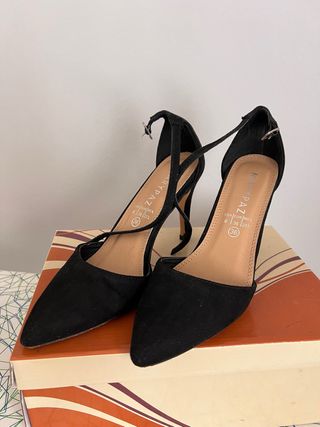 Tacones Marypaz negros, talla 36