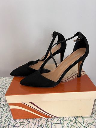 Tacones Marypaz negros, talla 36