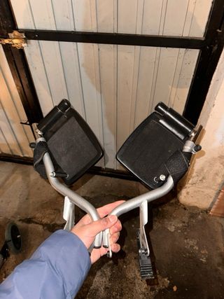 Silla de ruedas andador plegable