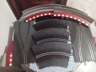 Scalextric Digital superdeslizante y peraltada