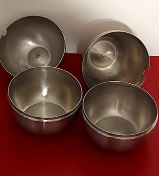 Zuccheriera Mela & Pera Acciaio morinox 