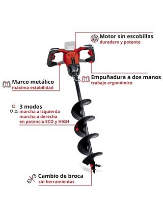 Taladro de tierra Einhell GP-EA 18/150 L