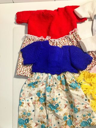 Ropa muñecas handmade: 5 piezas
