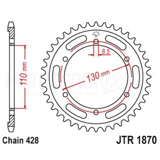 Corona JT JTR1870 44 - Moto