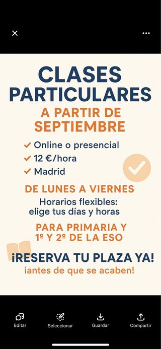 Clases particulares Primaria y ESO