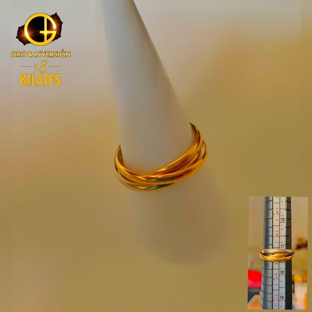 Anillo 18K 4,1 grs Talla 7 Femenino