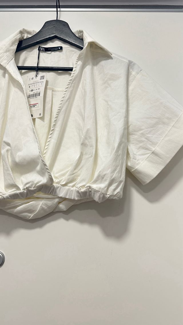 Top Zara blanco - Talla única