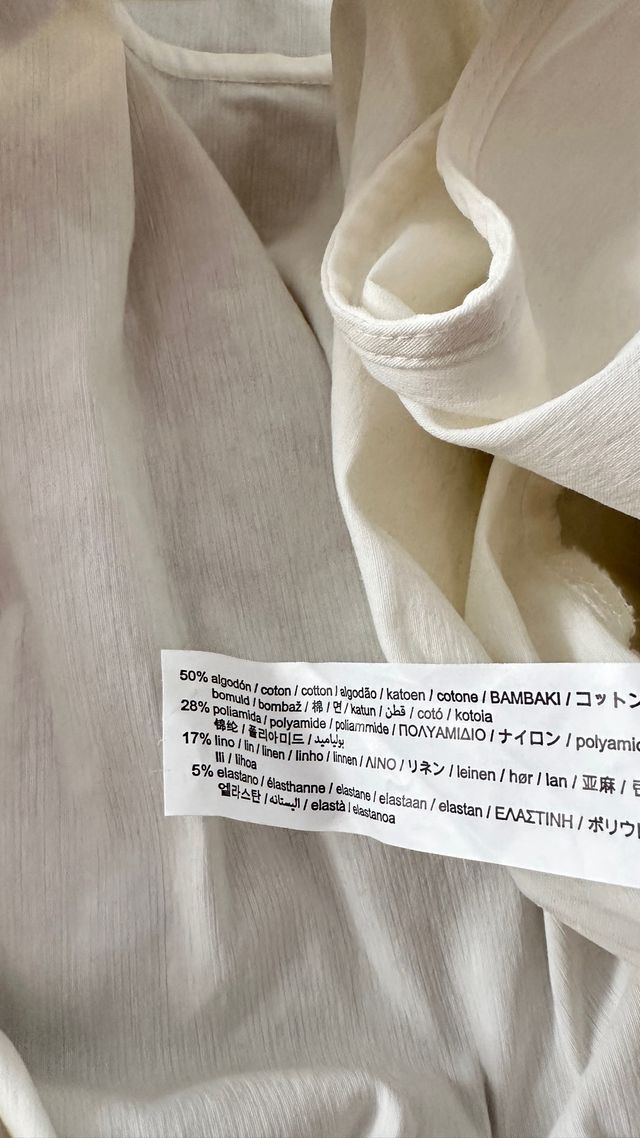 Top Zara blanco - Talla única