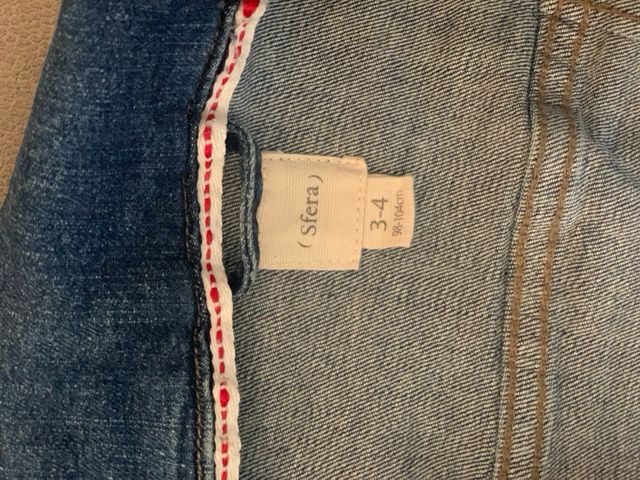 Cazadora vaquera niño, 3-4 años (104cm)