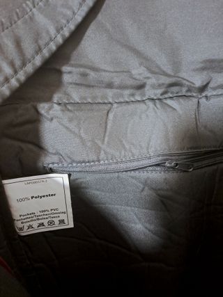 Bolso bandolera gris y fucsia