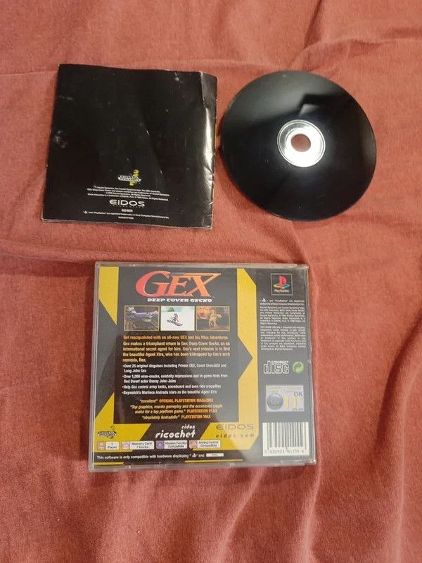 Gex Deep Cover Gecko  PS1