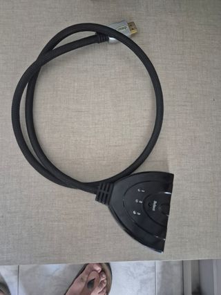 Cable HDMI + Splitter 3 puertos