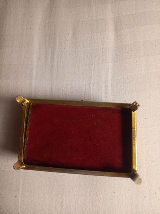 Joyero antiguo metal vintage