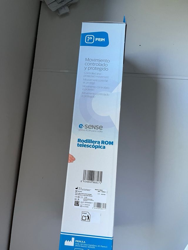 Rodillera ROM telescópica PRIM RS-3000