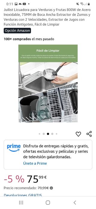 Juice licuadora para verduras y fruta