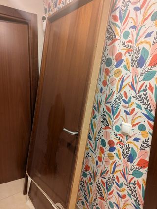 Oferta de hoy! Puerta de Madera Maciza con su marc