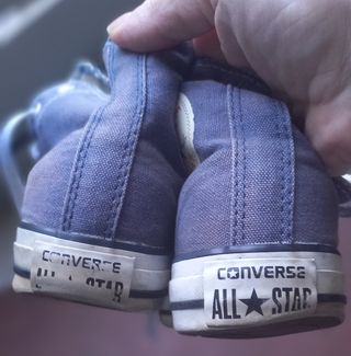 Converse All Star Alte Blu jeans