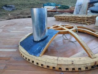 Yurta de 5 muros (27m2)+suelo desmontabl