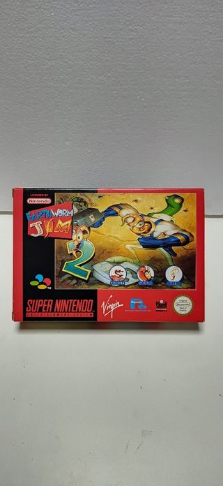 Earthworm Jim 2 super nintendo snes