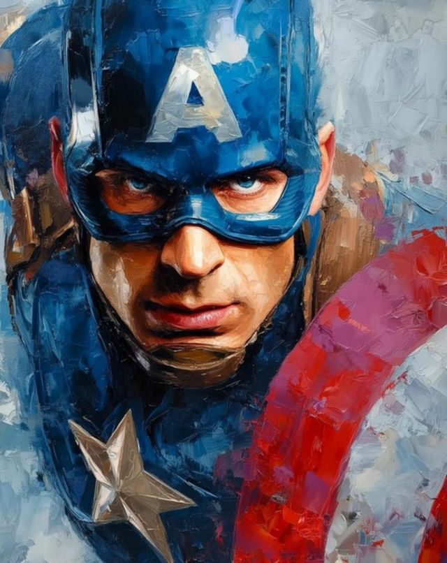 N 38 Cuadro Capitán América