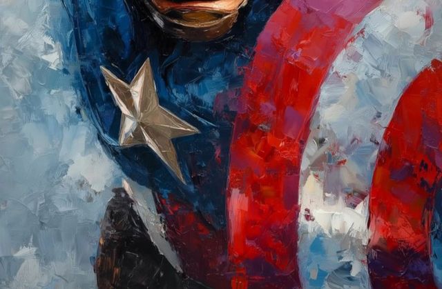 N 38 Cuadro Capitán América