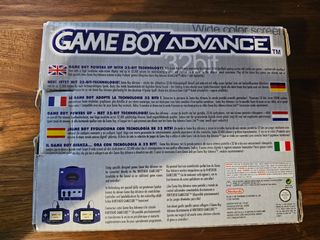 Game Boy Advance blanca - con caja y manuales