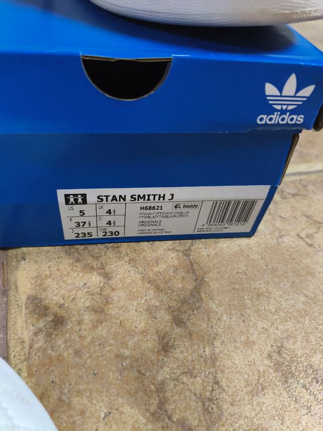 Zapatillas Adidas Stan Smith - 37 1/3